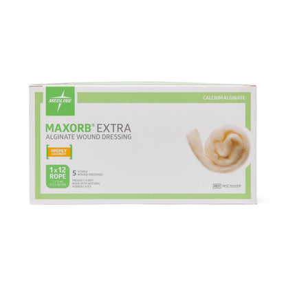 Maxorb Extra CMC/Alginate Dressing Rope 1" x 12"