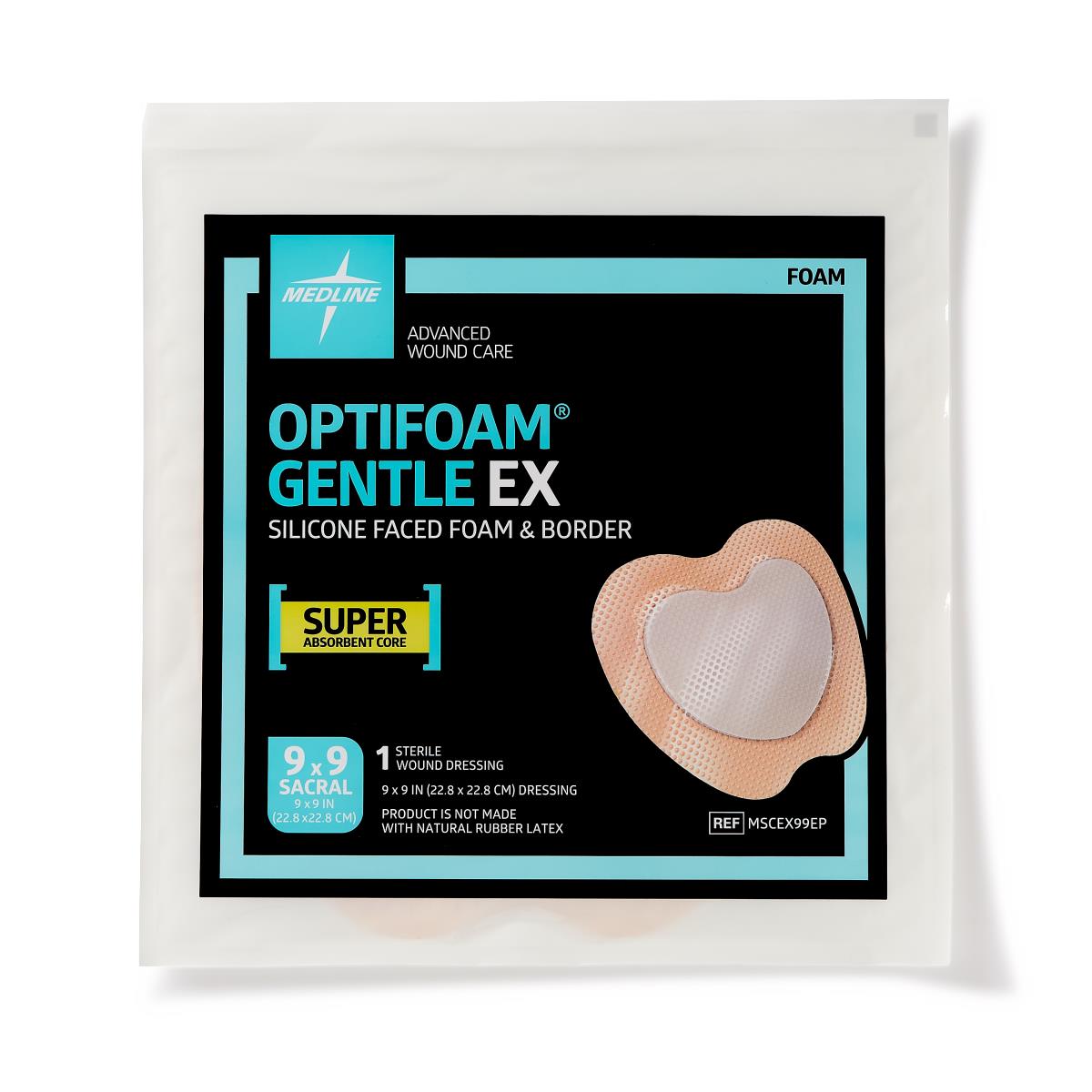 Optifoam Gentle E Extra Smallilicone-Faced Foam Dressings EExtra Smallacrum 9 9