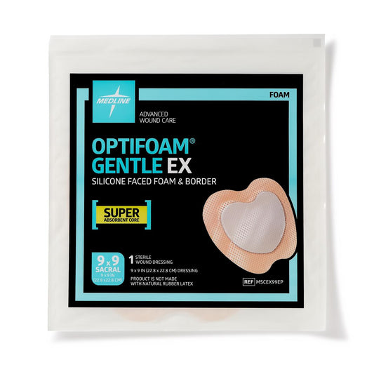 Optifoam Gentle E Extra Smallilicone-Faced Foam Dressings EExtra Smallacrum 9 9