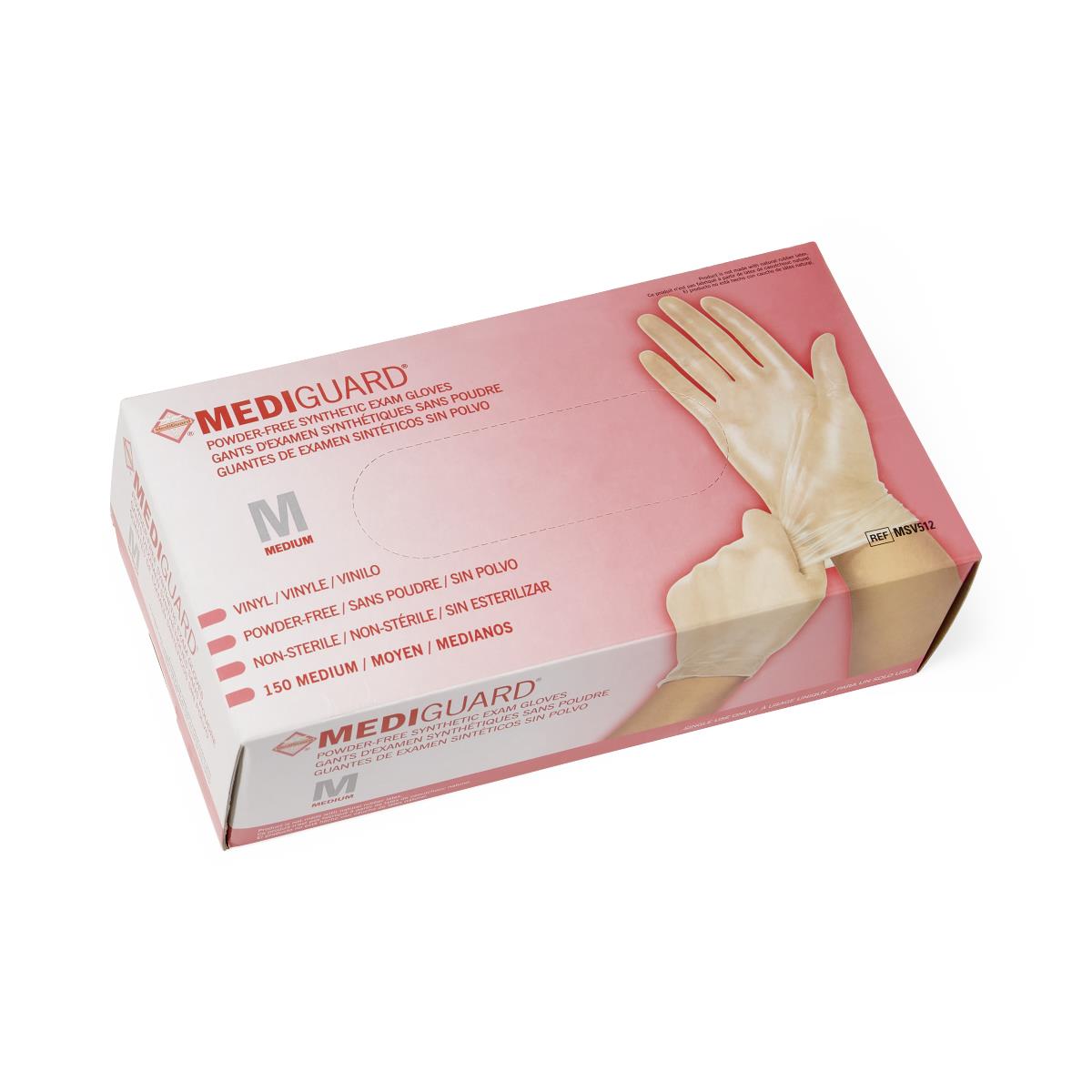 Mediguard Vinyl Synthetic Exam Gloves