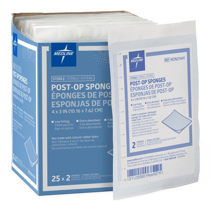 Post-Op Sterile Gauze Sponges 4 x 3 2/pack