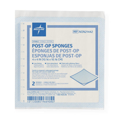 Post-Op Sterile Gauze Sponges 4 x 4 2/pack