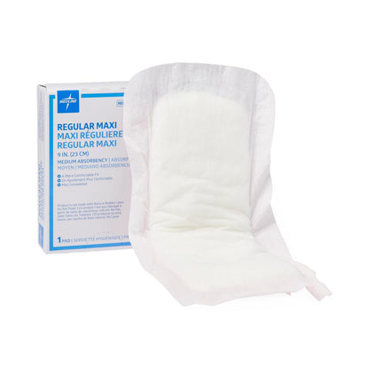 Maxi Adhesive Sanitary Pads 9In Strp Ind Box