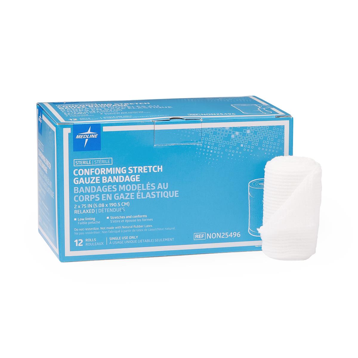 Sterile Conforming Stretch Gauze Bandages Standard
