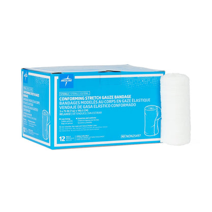 Sterile Conforming Stretch Gauze Bandages 3" x 75"