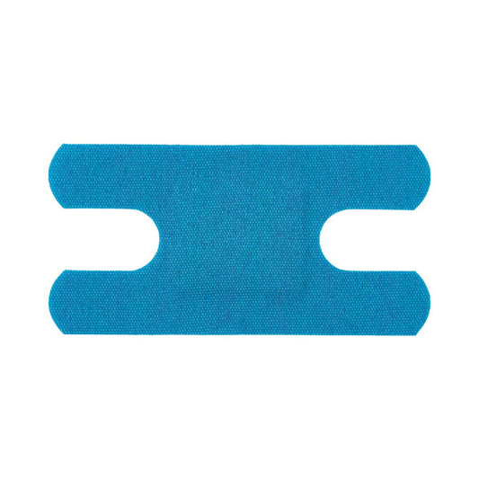 CURAD Food Service Adhesive Bandages Knuckle Fabric Blue 1.5 x 3 in Case of 12 Boxes (100/Box) 1200ct