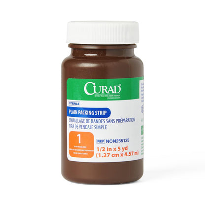 Curad Sterile Packing Strips Gauze Plain 1/2" x 5yd