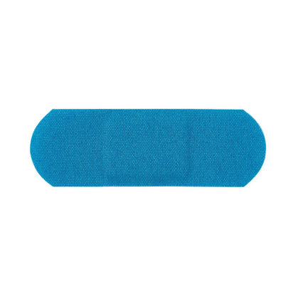 CURAD Food Service Adhesive Bandages Fabric Blue 1200 Count