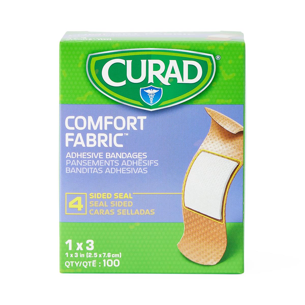 Curad Comfort Adhesive Bandages 1" x 3" Sterile