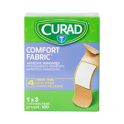 Curad Comfort Adhesive Bandages 1" x 3" Sterile