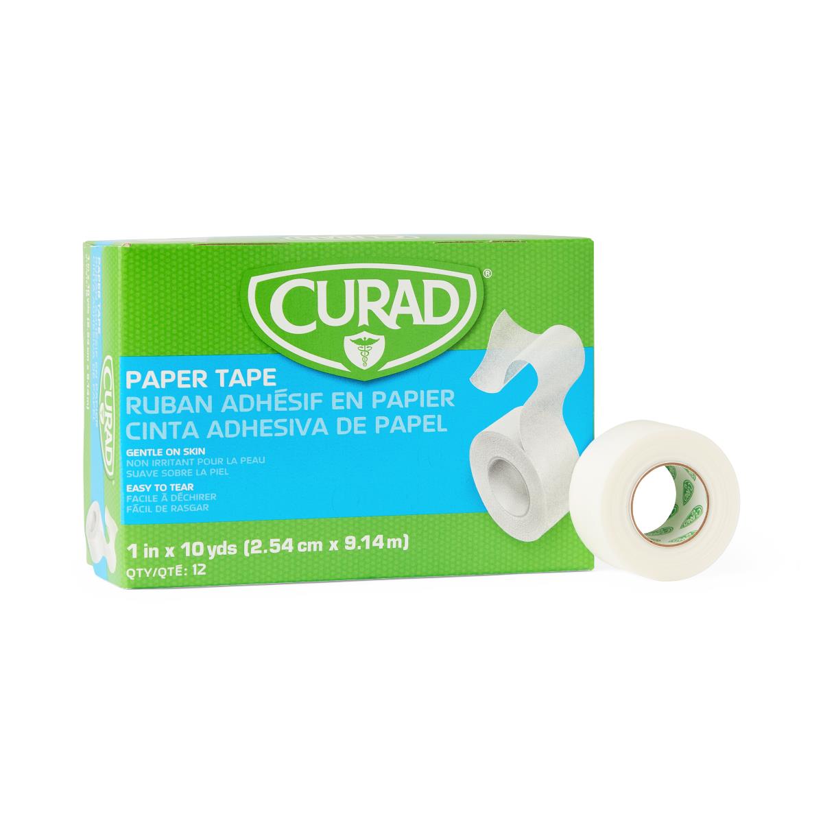 Curad Paper Adhesive Tape 1in x 10yds