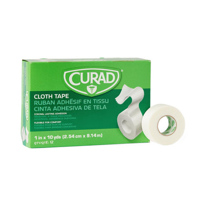 Curad Silk Adhesive Tape Cloth/silk 1" x 10yd 12/box