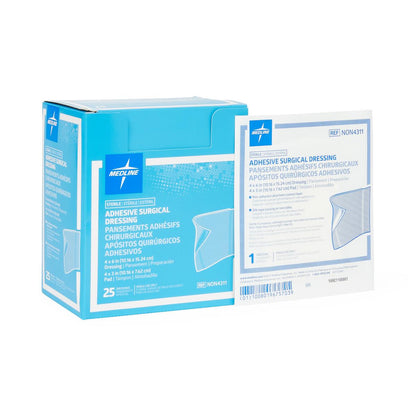 Sterile Surgical Adhesive Dressings 4 x 6 (4 3 Pad)