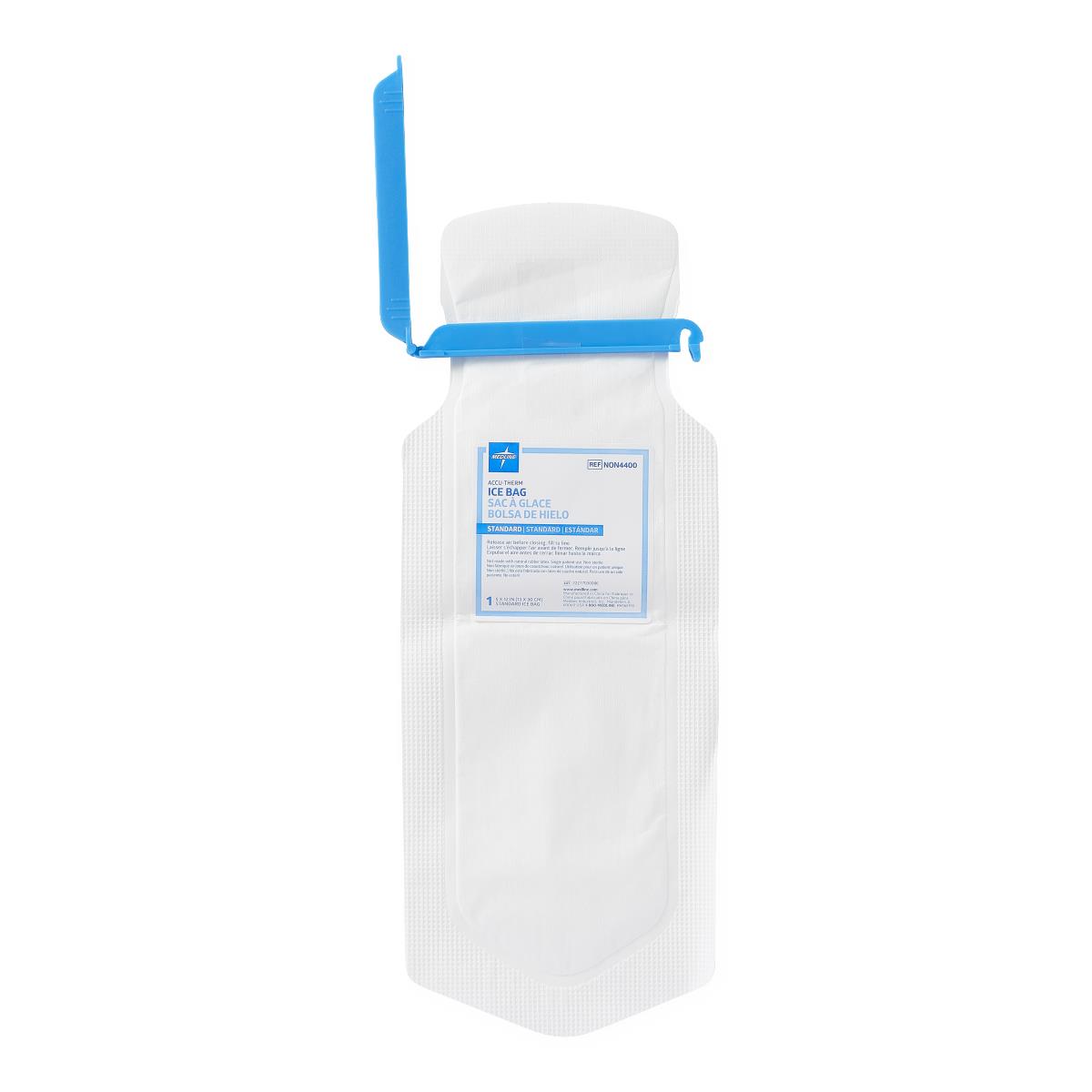 Refillable Ice Bags with Clamp Closure Clamp-Close 5 x 12