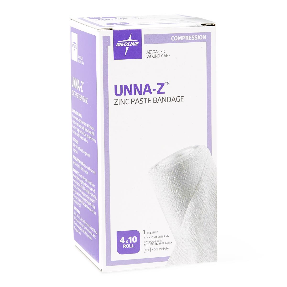 Unna-Z Zinc Oxide Compression Bandage 4 IN x 10yds 1ct