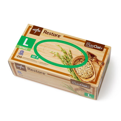 Restore Powder-Free Nitrile Exam Gloves with Oatmeal 250ct