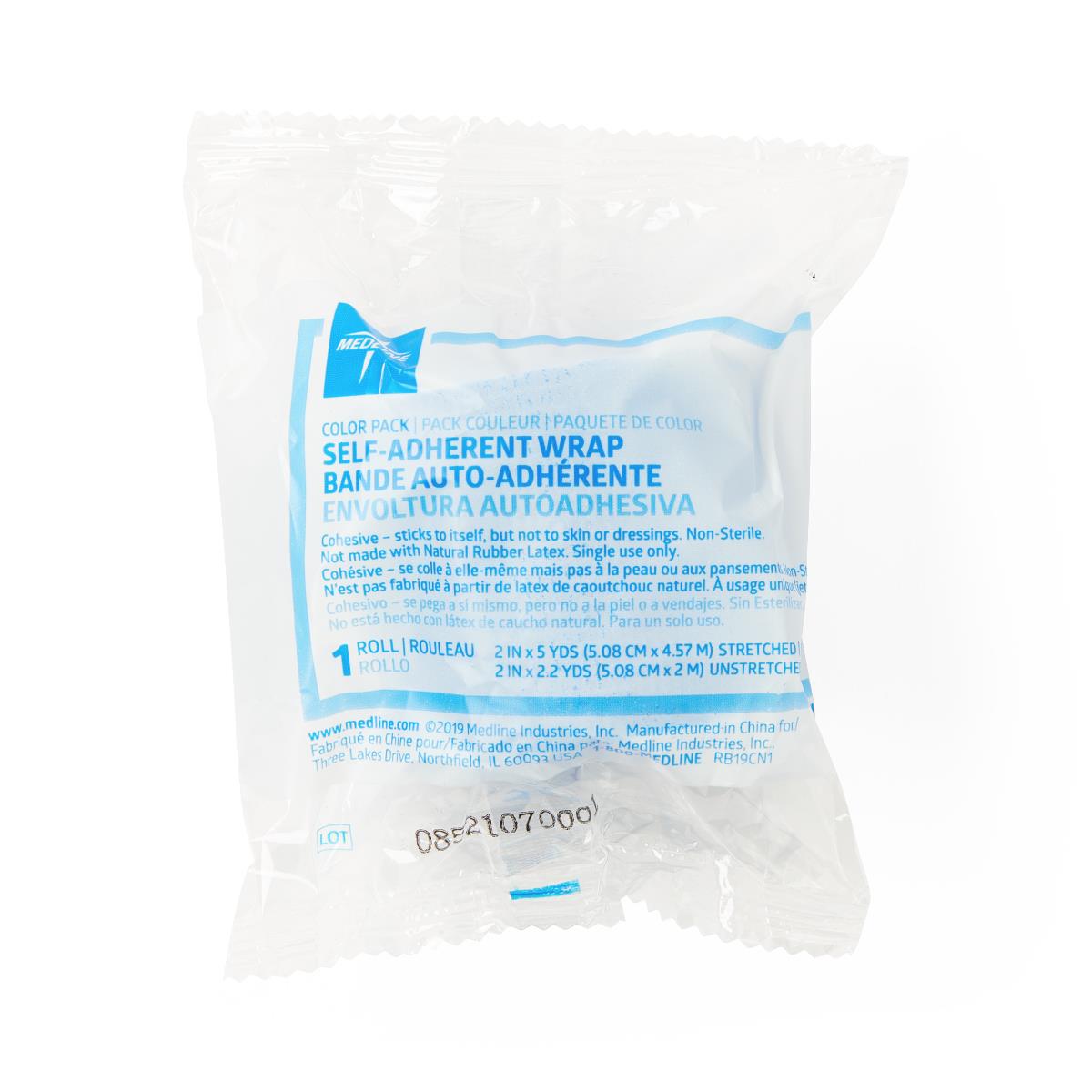 Nonsterile Self-Adherent Wrap Color Packs Bandage Cohesive