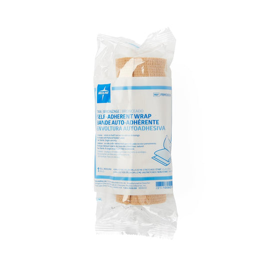 Nonsterile Self-Adherent Wrap Bandage Cohesive Tan