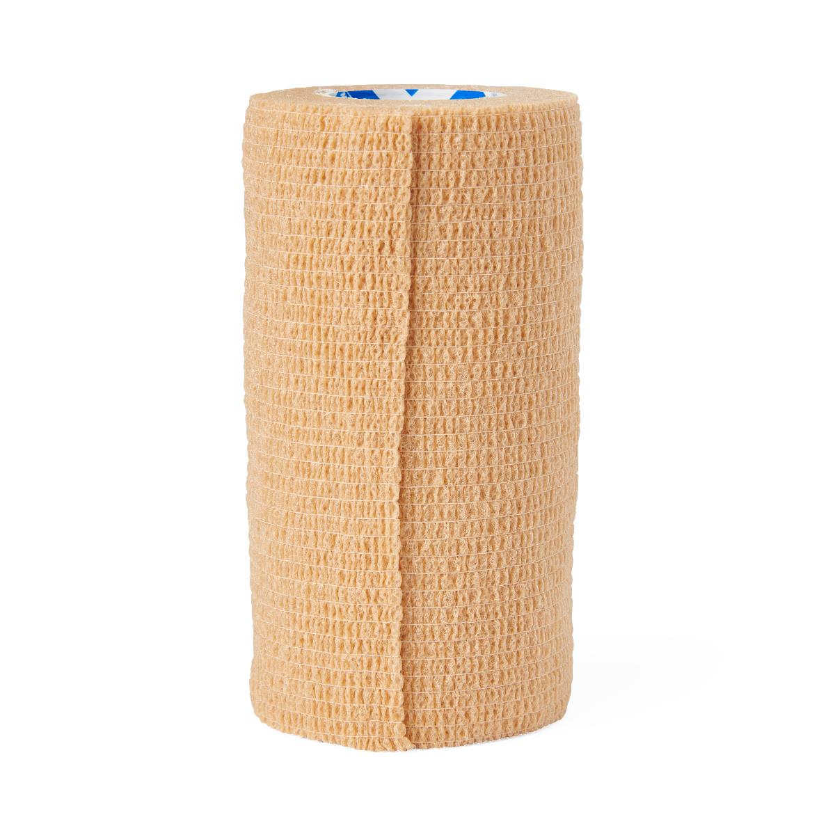 Nonsterile Self-Adherent Wrap Bandage Cohesive Tan 4 x 5yd