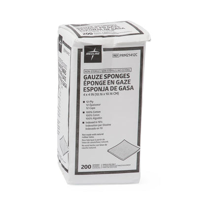 Cotton Woven Gauze Sponges 12-Ply Non-Sterile