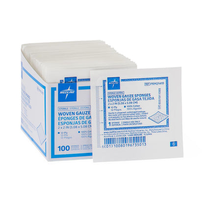 Woven Sterile Gauze Sponges 12-Ply