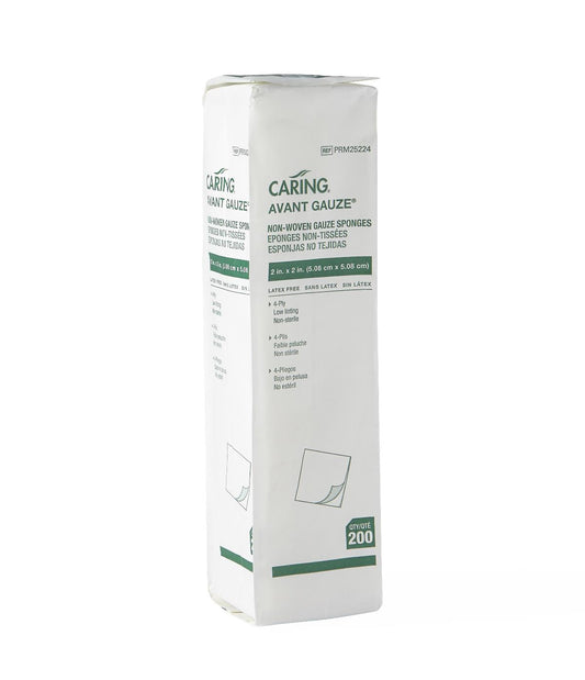 Nonsterile Nonwoven Gauze Sponges Nw 2" x 2" 4ply 200/pack