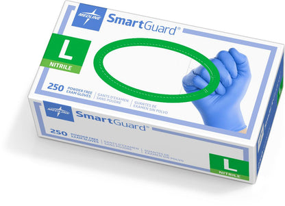 SmartGuard Nitrile Exam Gloves Textured Fingertips