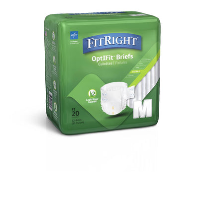 Fitright Plus Incontinence Briefs Clothlike Fitplus Medium 32-44
