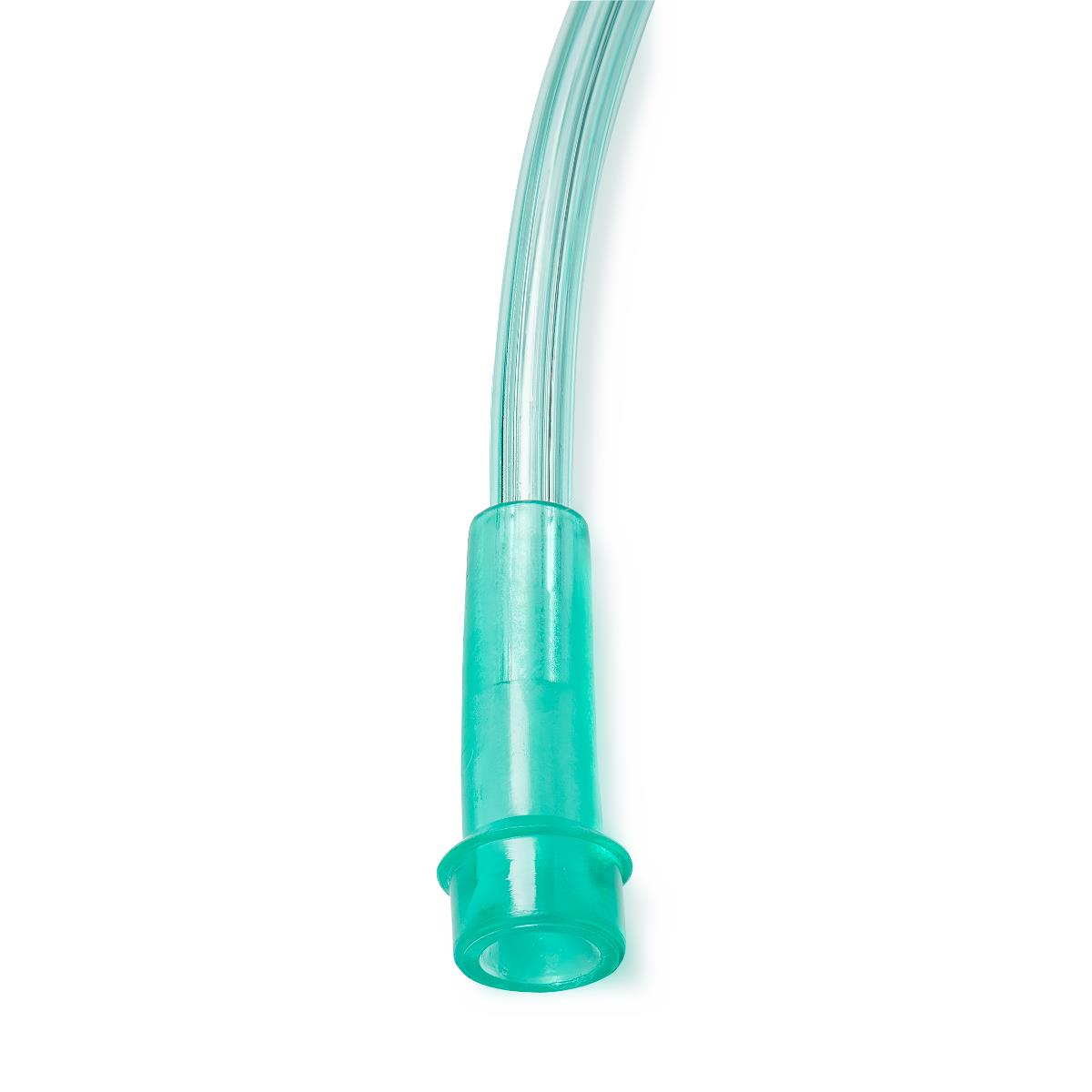 Green Oxygen Tubing with Standard Connector Cursh Res 50' Sc