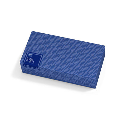 Designer Boxed Vinyl Exam Gloves 100ct