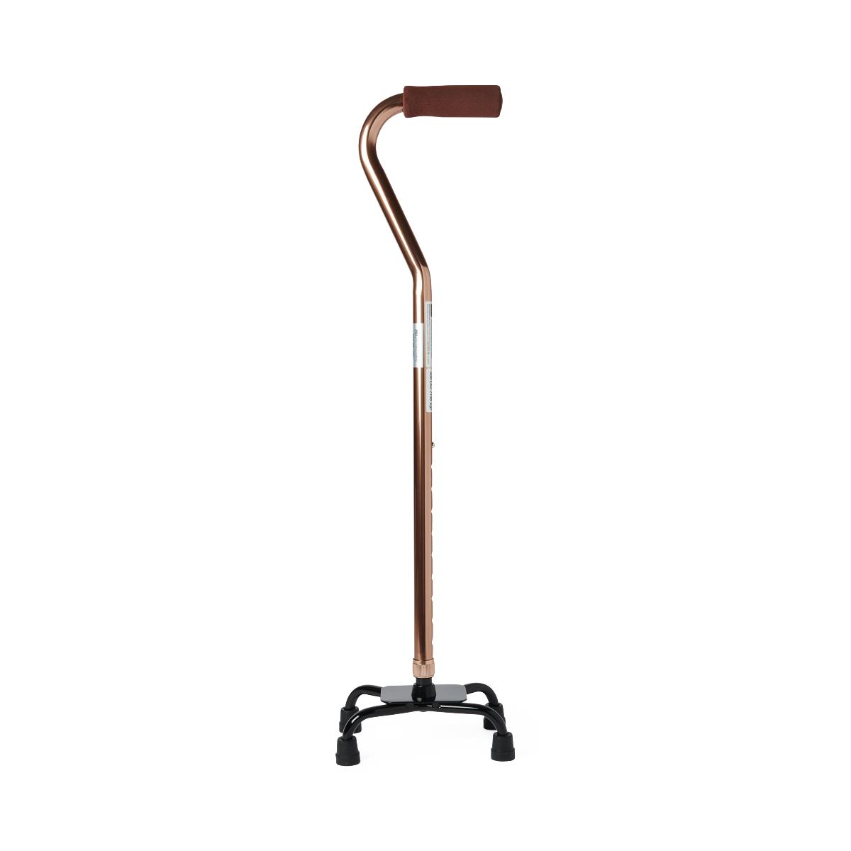 Aluminum Quad Canes Cane Small Base Bronze