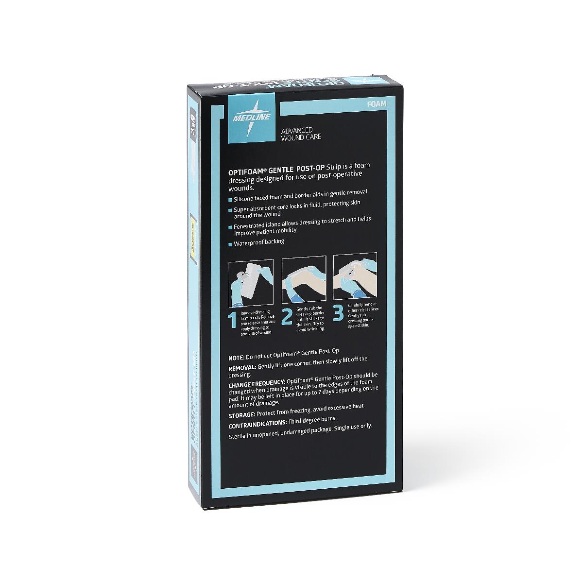 Optifoam Gentle Post-Op Foam Dressings Self-Adherent