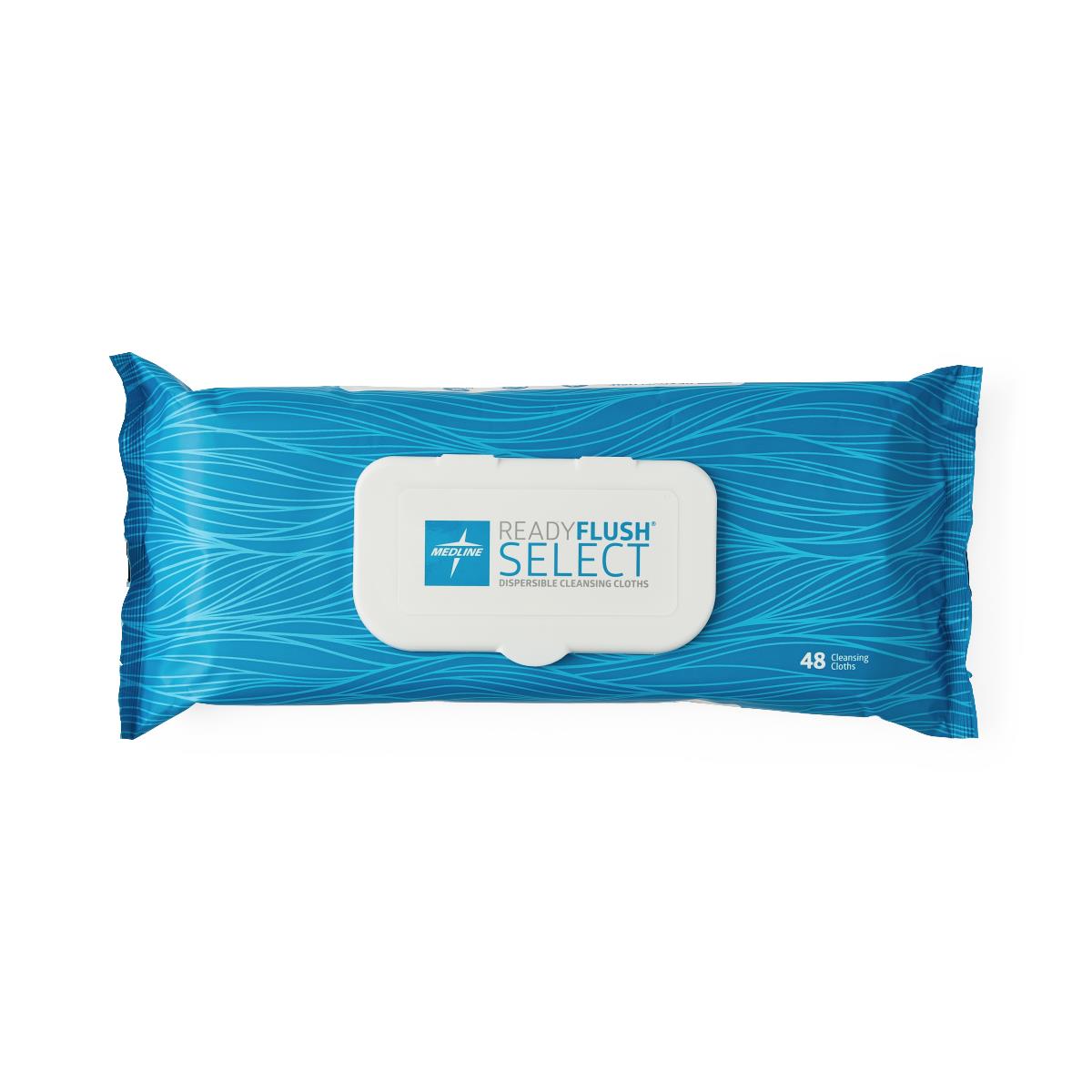 Readyflush Biodegradable Flushable Wipes Wipe Wet Frag Free 8 x 10" 48/pack