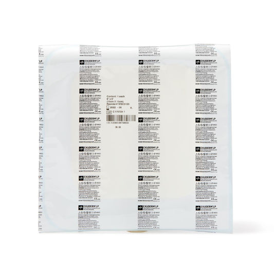 Exuderm Low-Profile Hydrocolloid Wound Dressings 6" x 6"