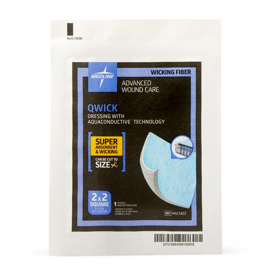 Qwick Nonadhesive Superabsorbent Wound Dressings 2 x 2