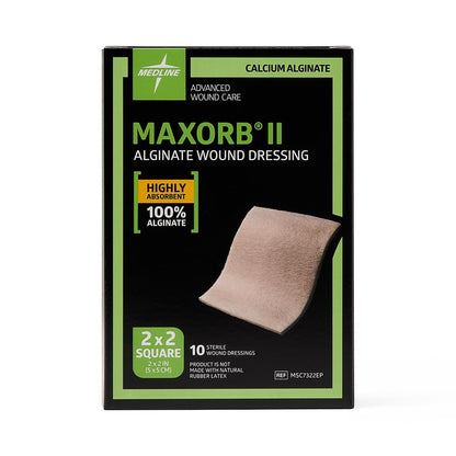 Maxorb II Alginate Dressings 2" x 2"