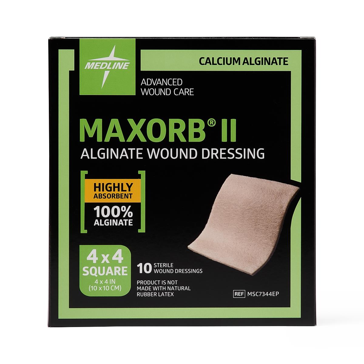 Maxorb II Alginate Dressings 4" x 4"