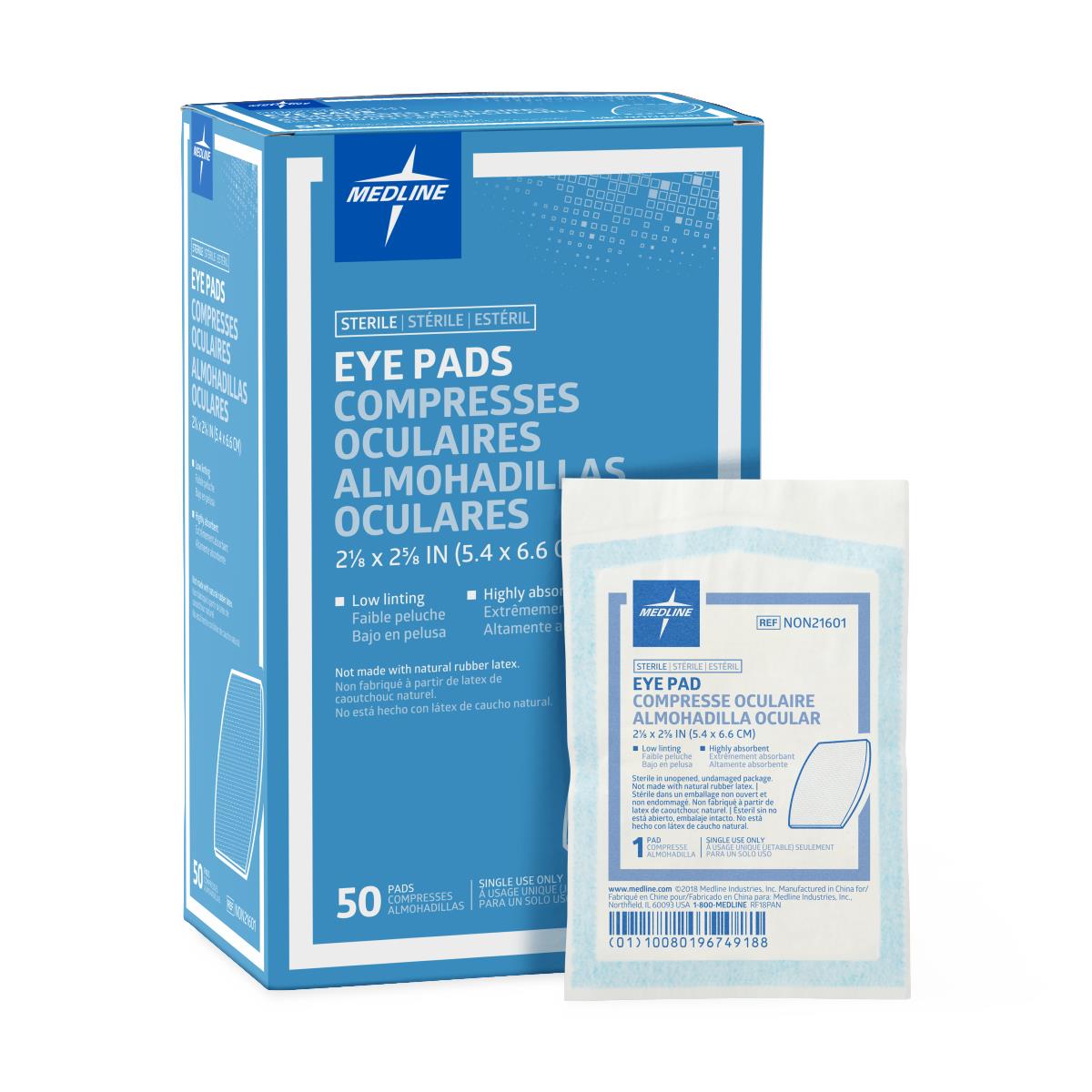 Sterile Eye Pads Large 2 1/8" x 2 5/8"