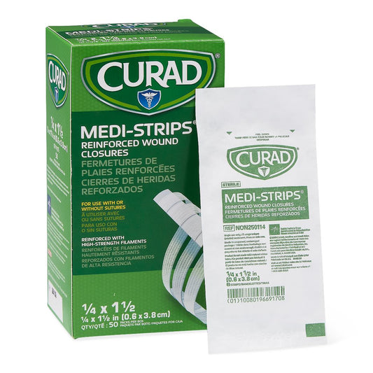 Curad Medi-Strip Reinforced Wound Closures Strip Closure 1/4 x 1.5