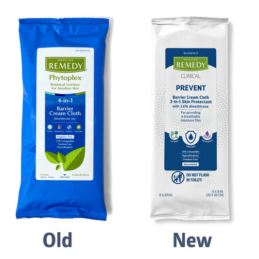 Remedy Clinical Barrier Cream Cloths Fragrance Free 8ct