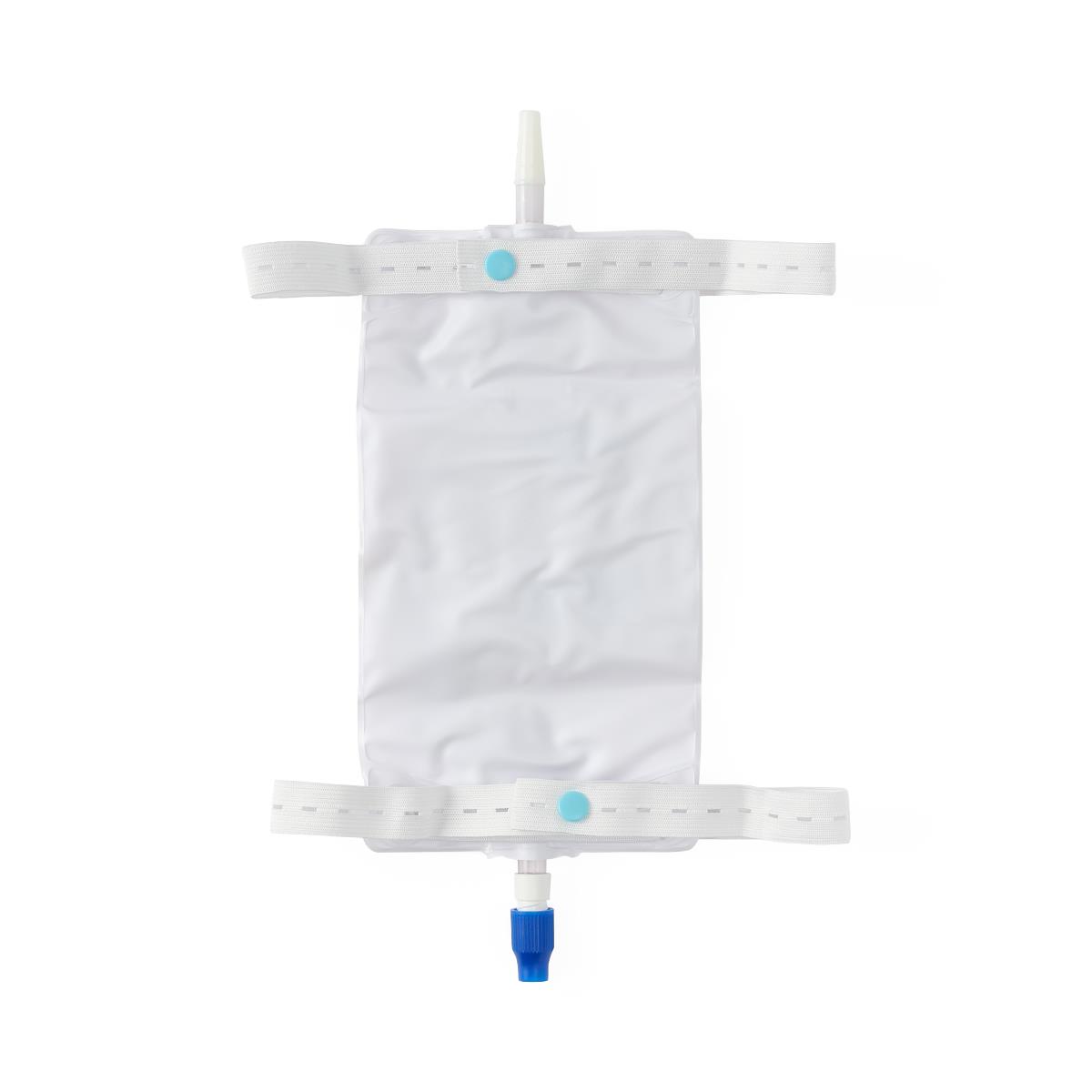 Urinary Leg Drain Bag with Elastic Straps, Twist Valve, Medium, 600 mL (20 oz.)