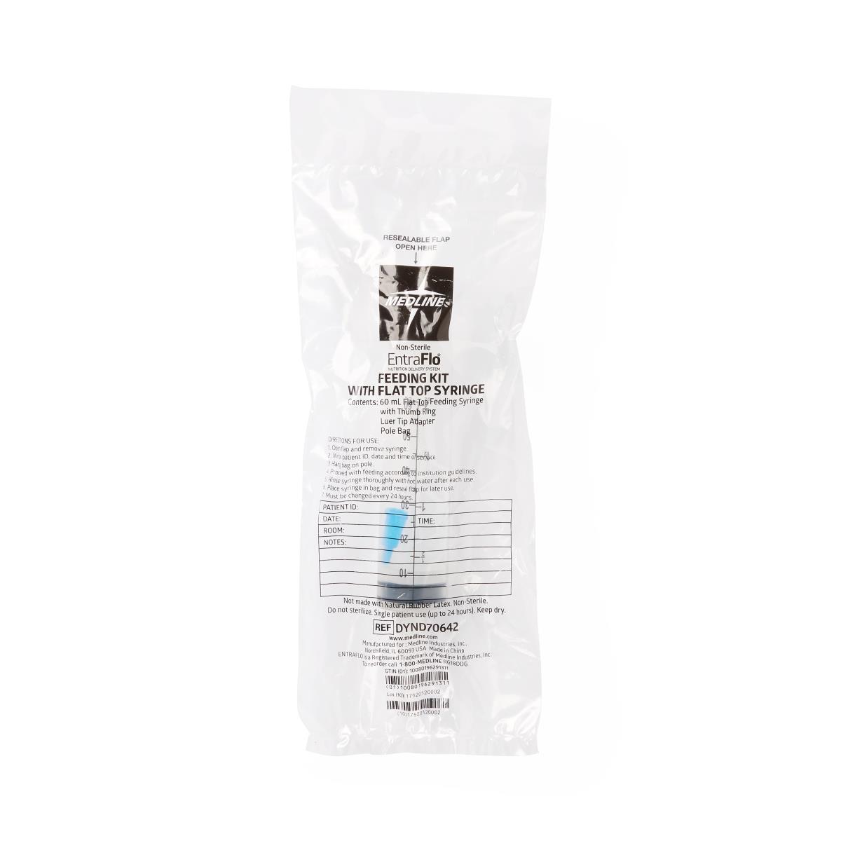 Enteral Feeding Single Syringes Flt Tp with rng Iv Bag