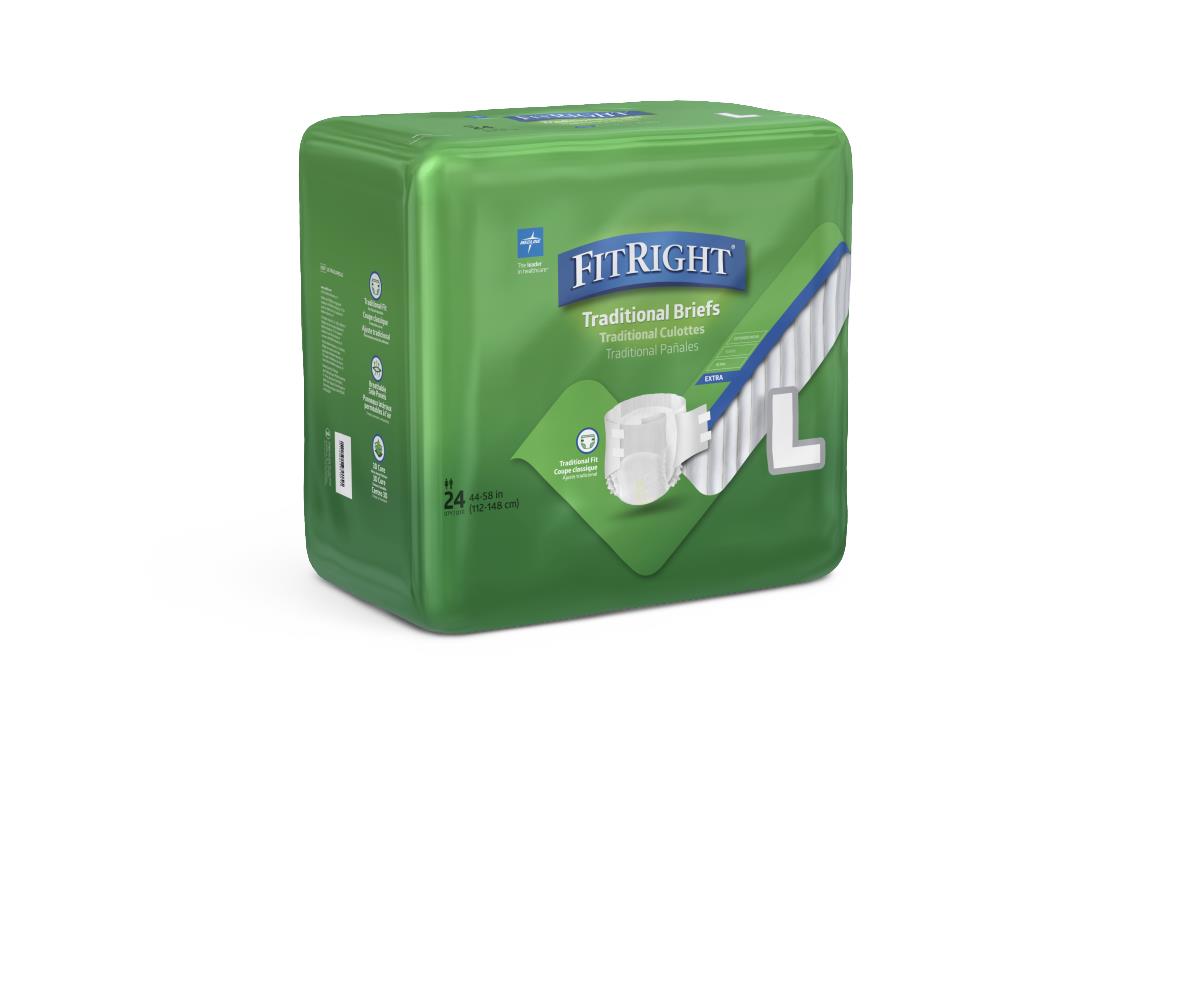 Ultracare Cloth-Like Adult Incontinence Briefs Unisex Heavy Absorbency