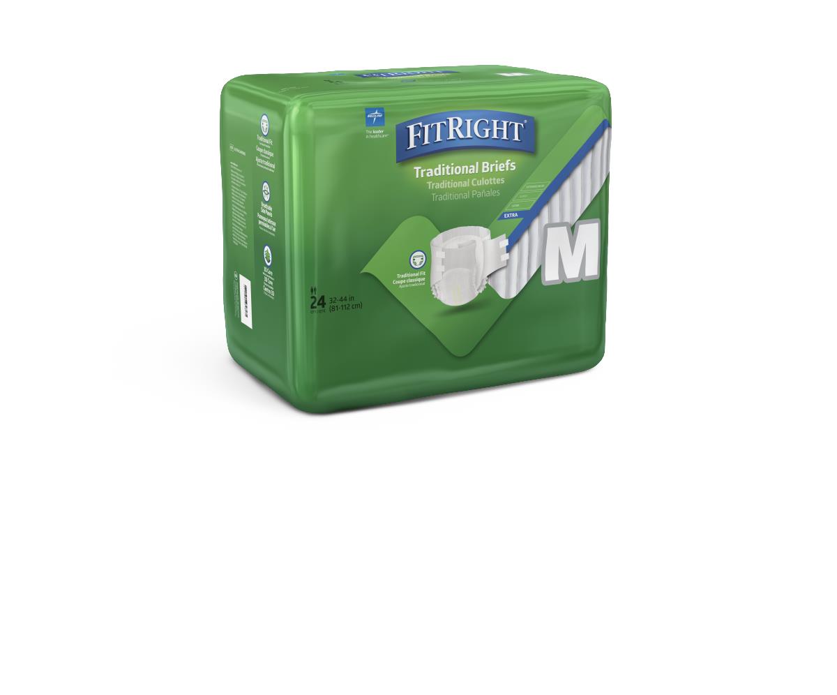 Ultracare Cloth-Like Adult Incontinence Briefs Unisex Heavy Absorbency