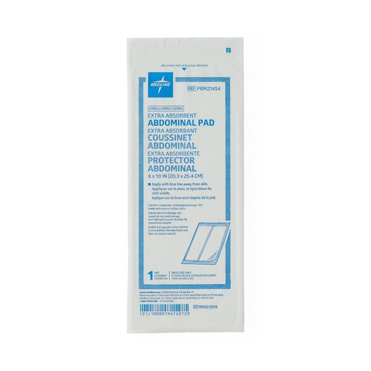 Essentials Sterile Abdominal Pads 8" x 10" St 16/box