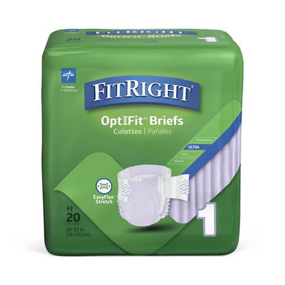 FitRight OptiFit Ultra-Stretch Incontinence Briefs