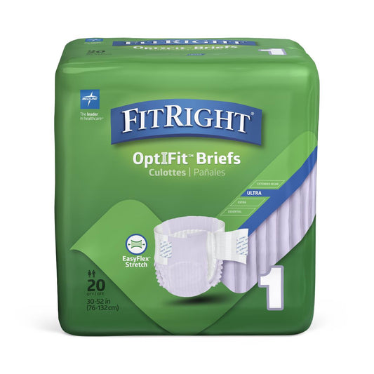 FitRight OptiFit Ultra-Stretch Incontinence Briefs
