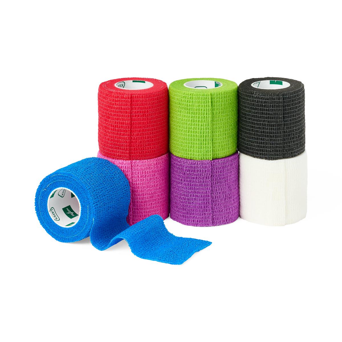 Nonsterile Self-Adherent Latex Wrap Bandage Cohesive Tan Narrow