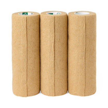 Nonsterile Self-Adherent Latex Wrap Bandage Cohesive Tan