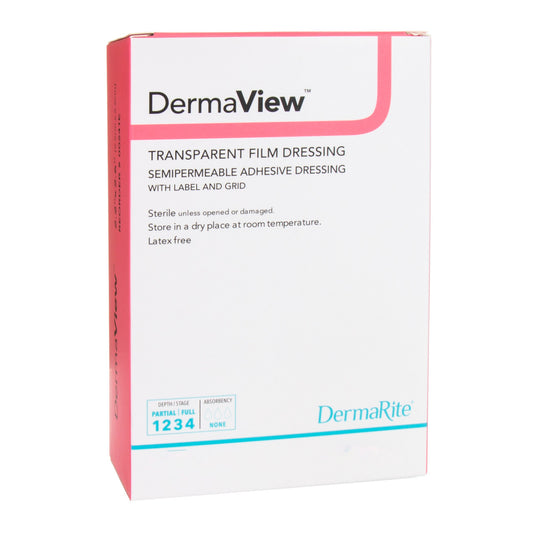 DermaView Transparent Film Dressing 4" x 5"